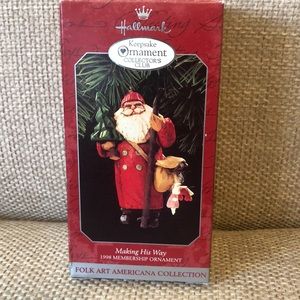 Hallmark keepsake ornament “Making His Way”